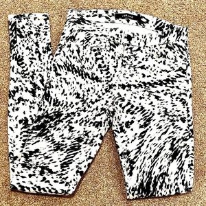 J brand labyr print super skinny stretch jeans mid-Rise classic jeans size 26